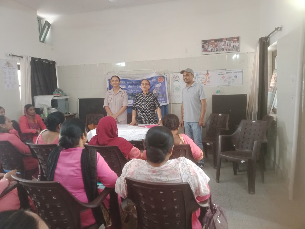 Asha workers were trained at PHC Boothgarh.